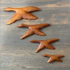 VINTAGE JOHN DAVIS BERMUDA Handcrafted Wooden Flying Geese Wall Decor HOME DECOR